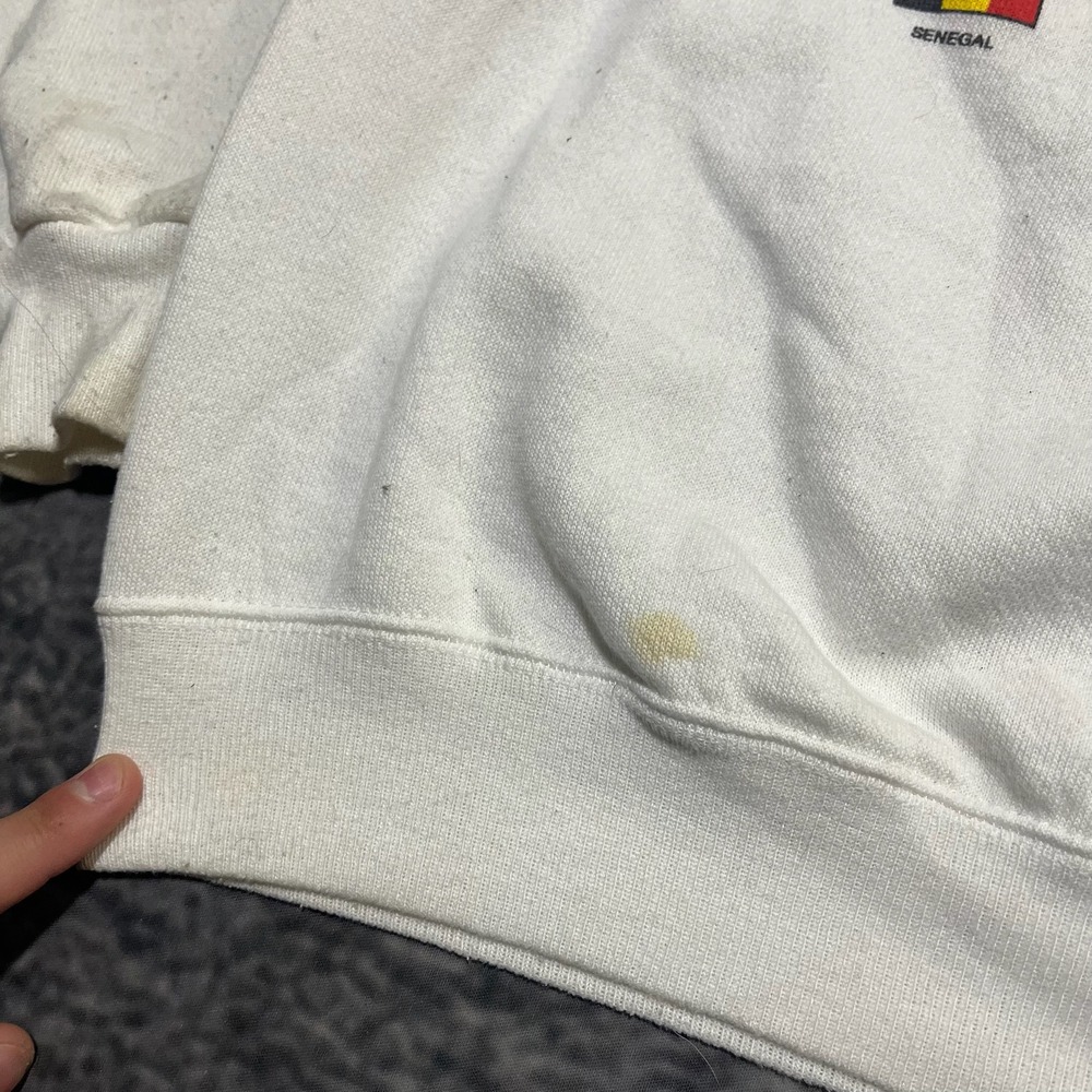 Vintage Operation Desert Shield Crewneck Sweatshirt Mens Large White Hanes 90s‎ - Picture 8 of 13